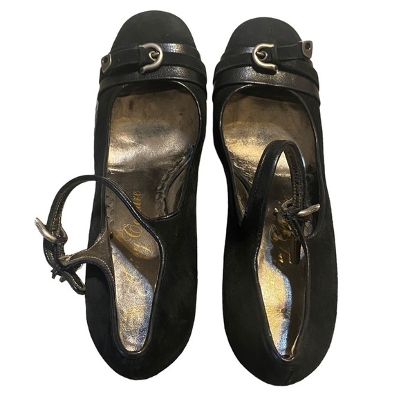 Juicy Couture platform leather shoes size 8 black - Picture 10 of 11
